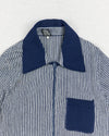 Striped Zip Cardigan (M)