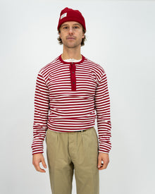  1927 Henley Shirt Long Norfolk Red