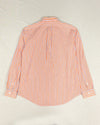 Polo Ralph Lauren Orange and Blue Striped Shirt (L)