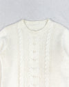 Wool Knitted Cable Sweater (M)