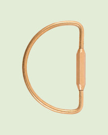  Keychain Brass D-shape