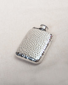  Pewter Flask Hammered