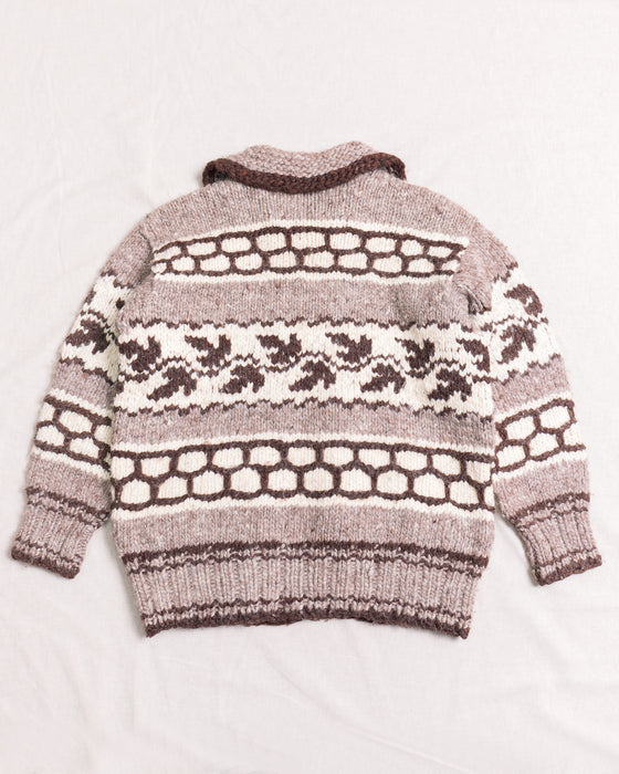 Cowichan Cardigan Leaves (L)