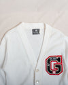 Letterman Cardigan G White (L)