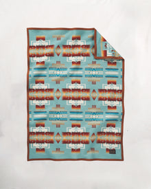 Pendleton Chief Joseph Muchacho Blanket Aqua