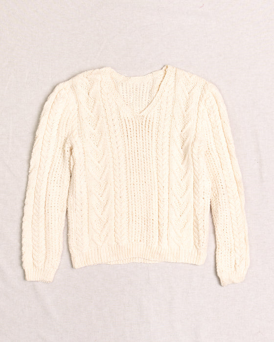 Cable Knit Sweater No. 2 (S)