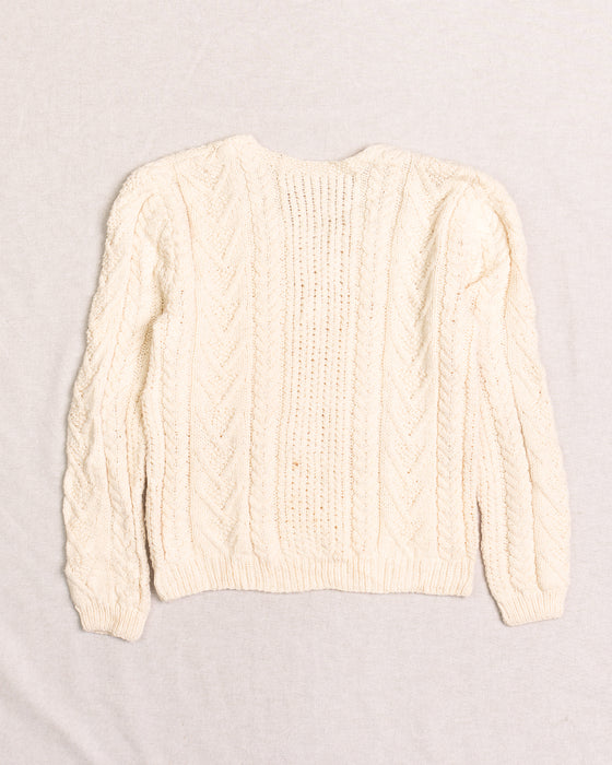 Cable Knit Sweater No. 2 (S)