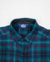 Woolrich Flannel Shirt Blue and Green (XL)